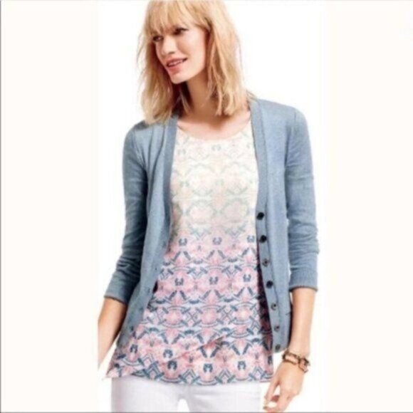 CAbi Heart of CAbi 250 Mosaic Print Layered Tank Medium - Picture 1 of 7